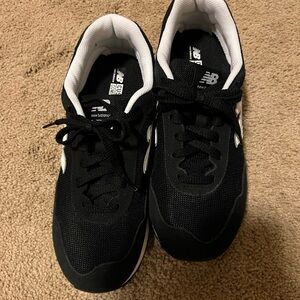 New Balance Black and White Athletic Shoes